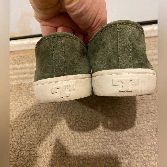 Tory Burch Jesse Green Suede Slip On Athletic Loafers Womens Comfort Shoes 7 M - Picture 12 of 15
